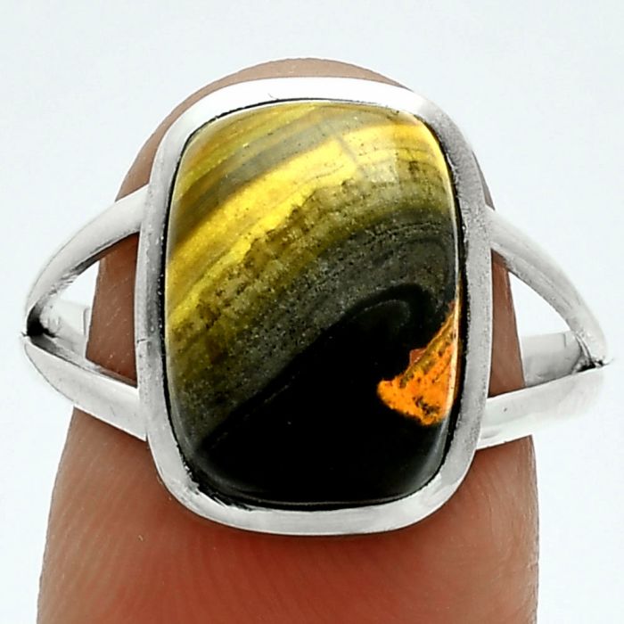 Indonesian Bumble Bee Ring size-9 SDR244128 R-1005, 10x14 mm