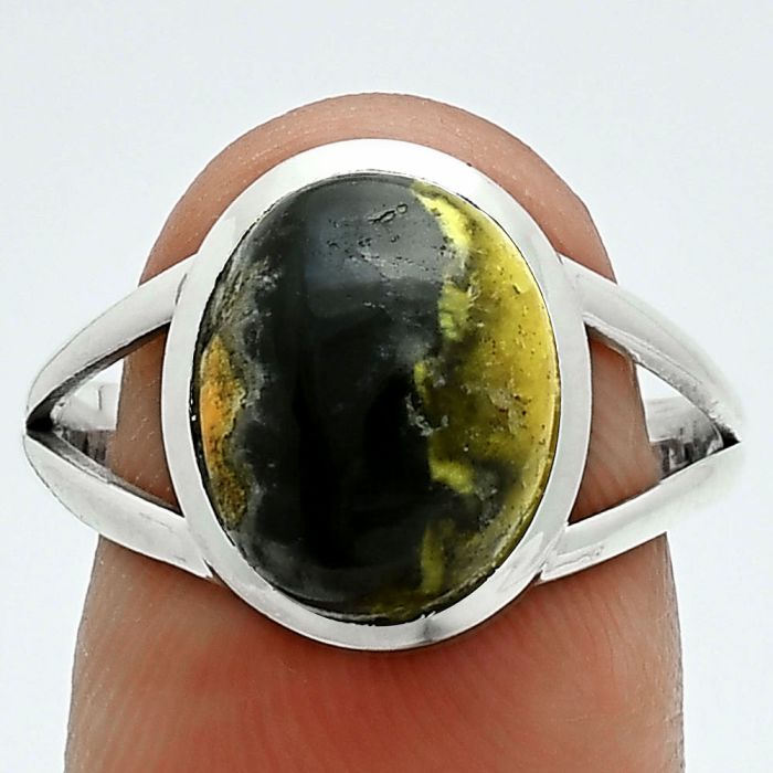 Indonesian Bumble Bee Ring size-9 SDR244133 R-1005, 10x12 mm