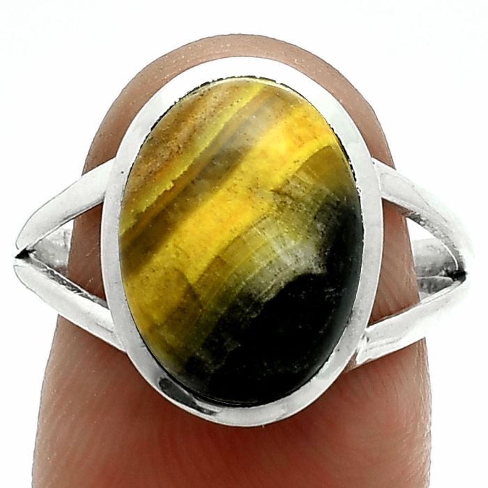 Indonesian Bumble Bee Ring size-9 SDR244134 R-1005, 10x14 mm