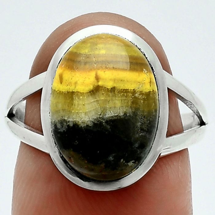 Indonesian Bumble Bee Ring size-8 SDR244148 R-1005, 10x14 mm