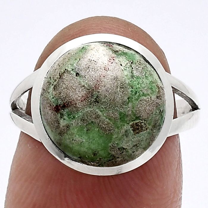 Utah Variscite Ring size-7 SDR244182 R-1005, 12x12 mm