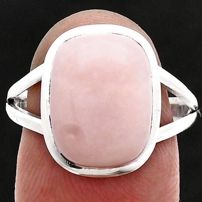 Pink Opal Ring size-9 SDR244187 R-1005, 10x14 mm