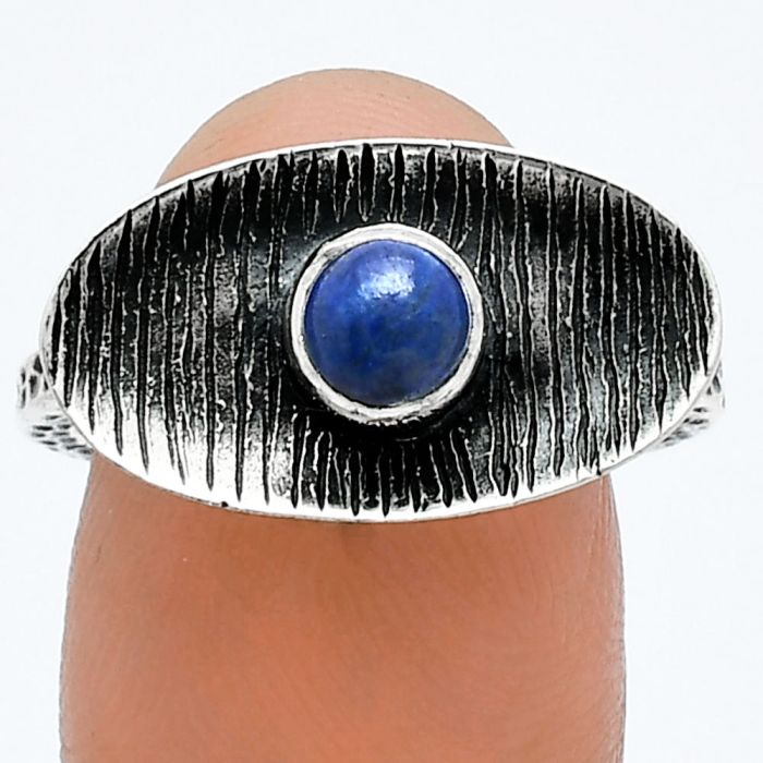 Lapis Lazuli Ring size-8 SDR244196 R-1573, 5x5 mm