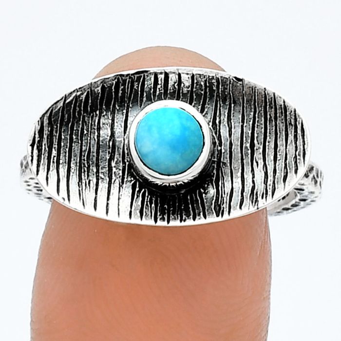 Natural Rare Turquoise Nevada Aztec Mt Ring size-8.5 SDR244237 R-1573, 5x5 mm