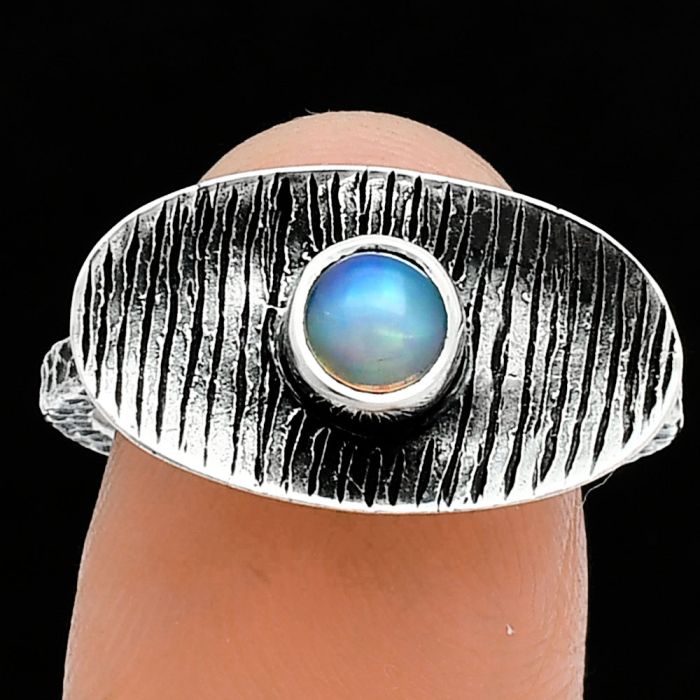 Ethiopian Opal Ring size-8 SDR244277 R-1573, 5x5 mm