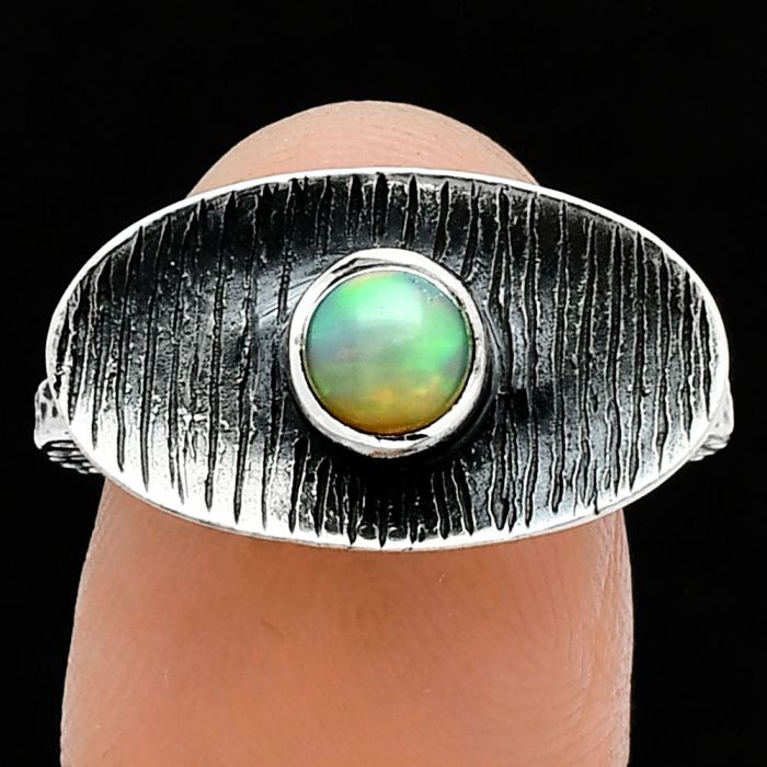 Ethiopian Opal Ring size-7.5 SDR244284 R-1573, 5x5 mm