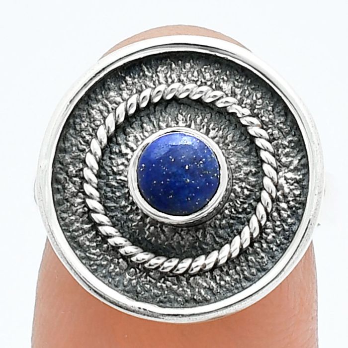 Lapis Lazuli Ring size-6 SDR244310 R-1439, 5x5 mm