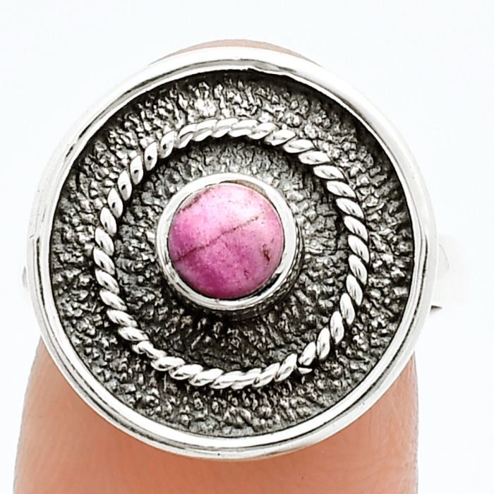 Pink Cobalt Ring size-7 SDR244334 R-1439, 5x5 mm