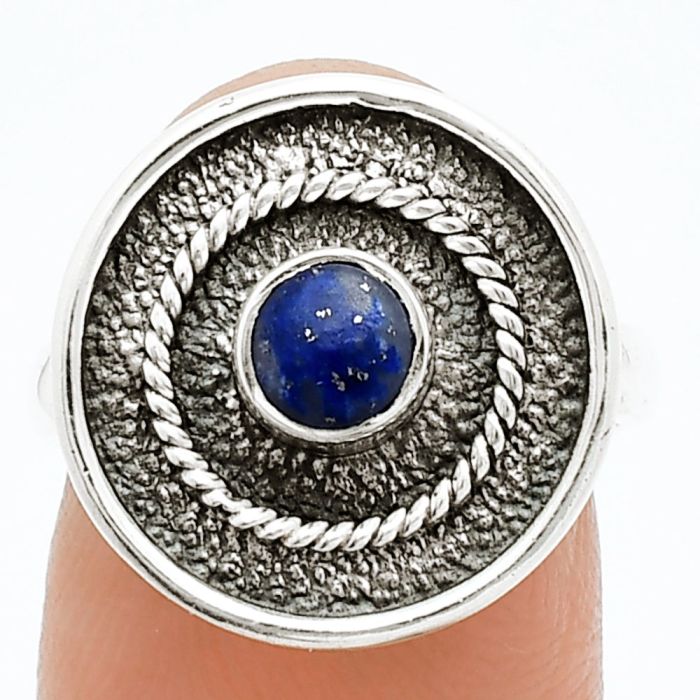 Lapis Lazuli Ring size-7 SDR244335 R-1439, 5x5 mm