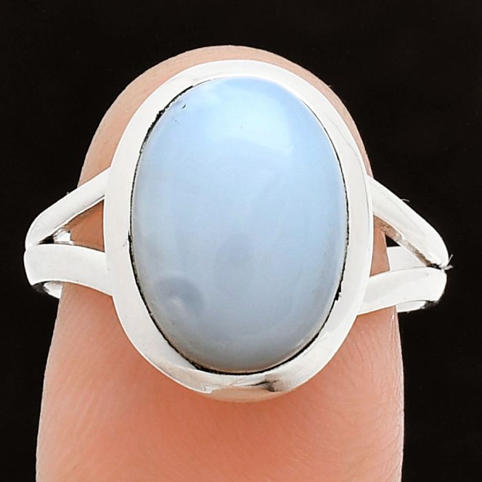 White Opal Ring size-8 SDR244439 R-1005, 10x14 mm