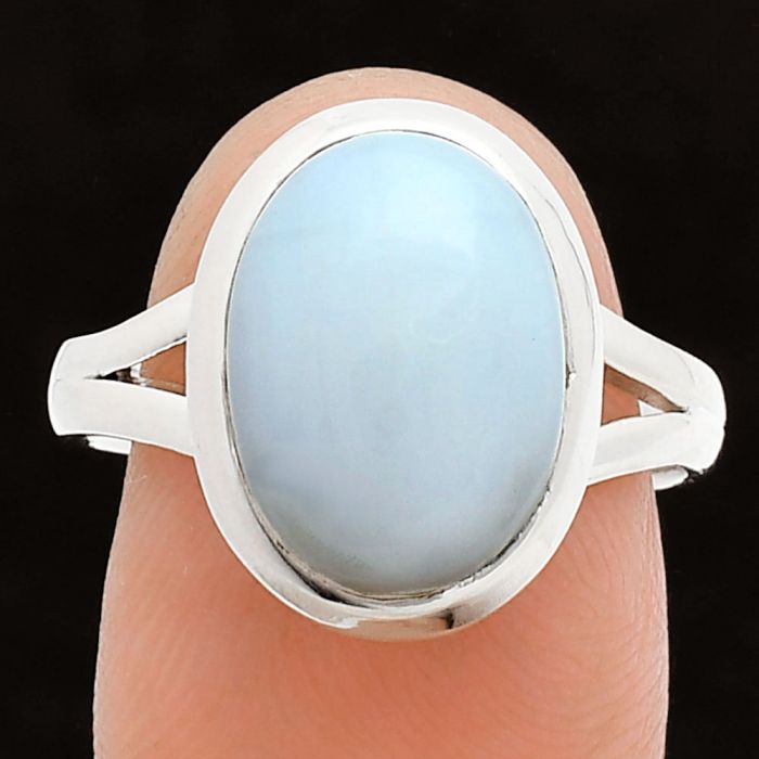 White Opal Ring size-9 SDR244441 R-1005, 10x14 mm