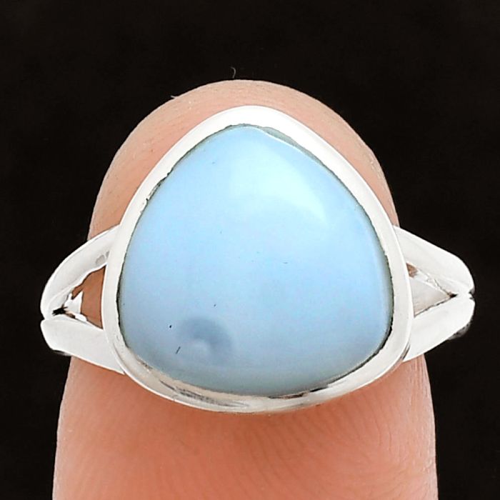 White Opal Ring size-7 SDR244486 R-1005, 12x12 mm