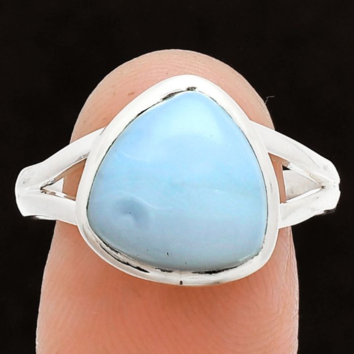 White Opal Ring size-10 SDR244487 R-1005, 12x12 mm