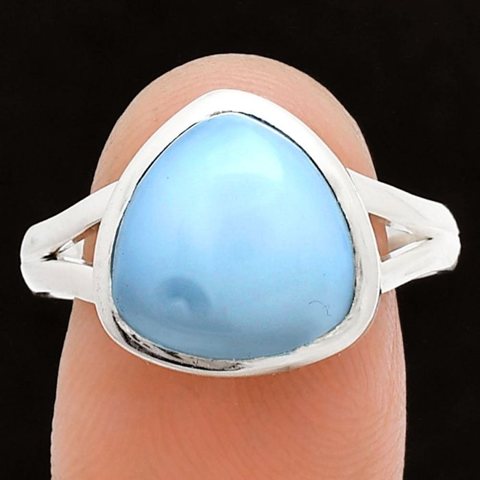 White Opal Ring size-10 SDR244488 R-1005, 12x12 mm