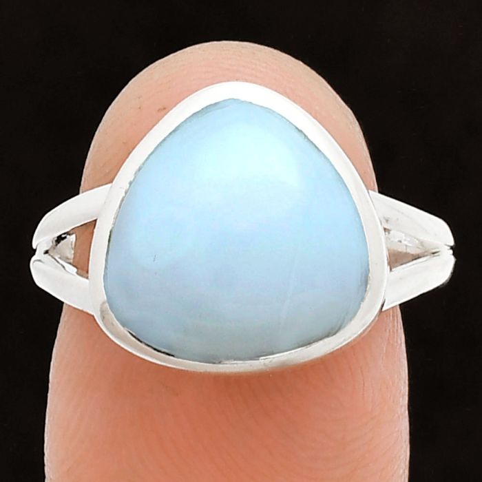 White Opal Ring size-8 SDR244489 R-1005, 12x12 mm