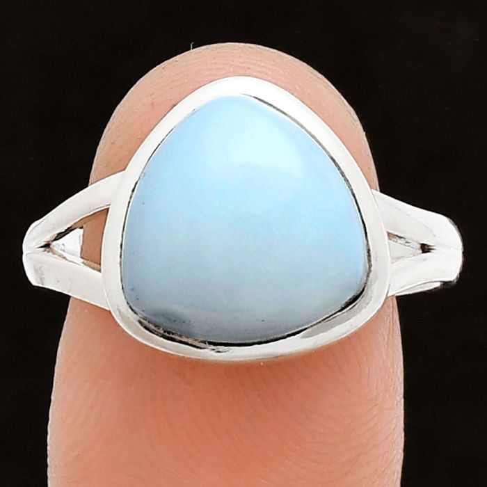 White Opal Ring size-10 SDR244491 R-1005, 12x12 mm