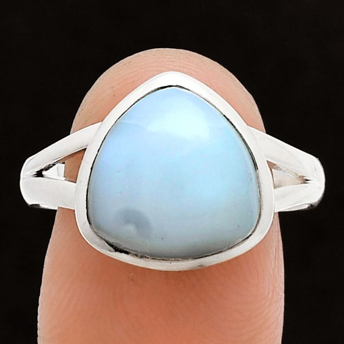 White Opal Ring size-10 SDR244495 R-1005, 12x12 mm