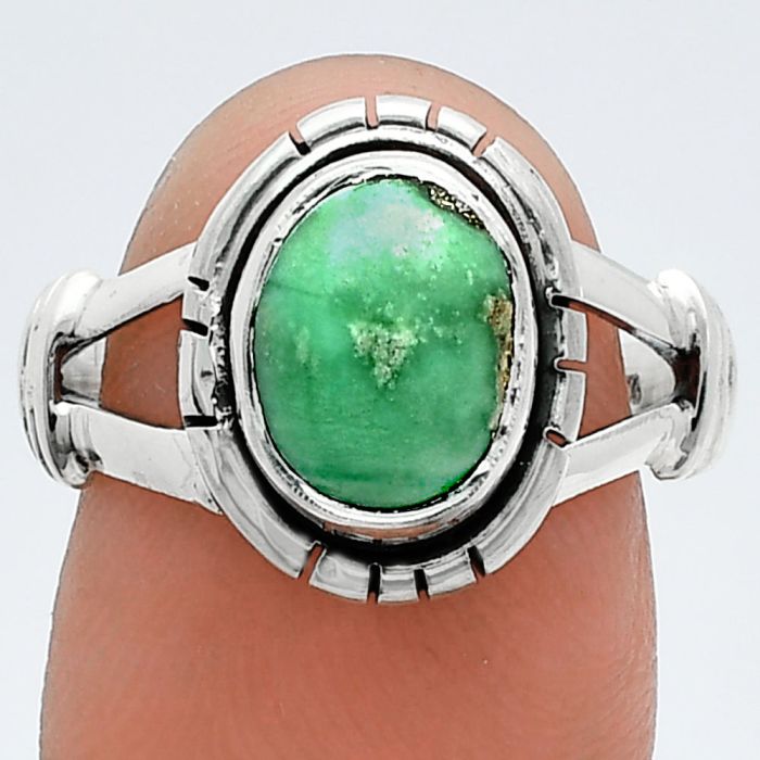 Utah Variscite Ring size-8 SDR244955 R-1533, 8x10 mm