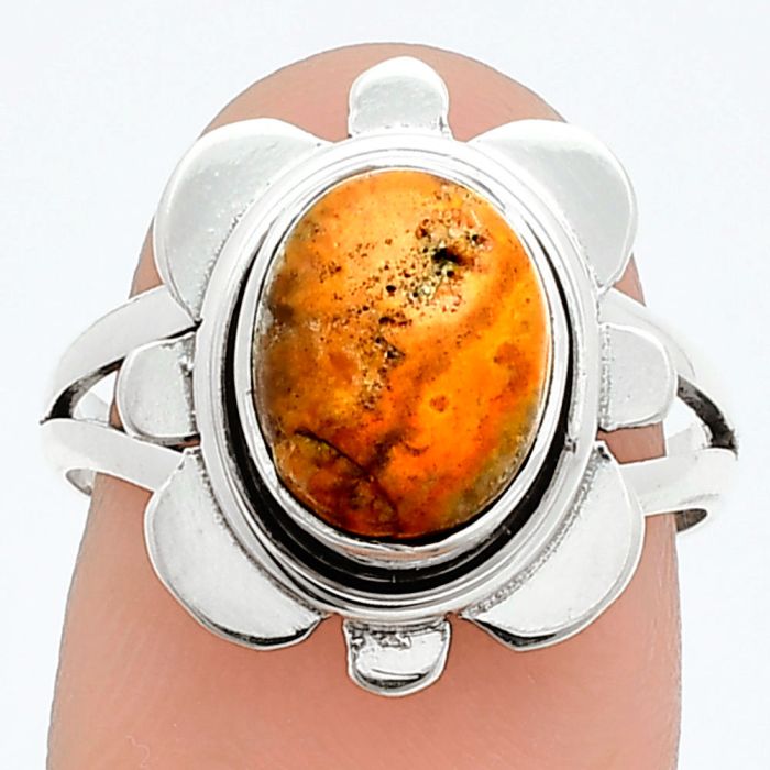 Indonesian Bumble Bee Ring size-7 SDR245104 R-1342, 8x10 mm