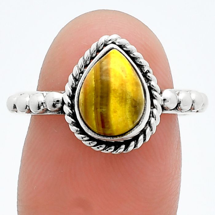 Indonesian Bumble Bee Ring size-8 SDR245141 R-1252, 7x9 mm