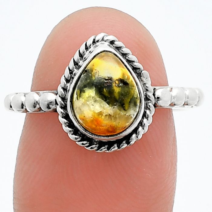 Indonesian Bumble Bee Ring size-8 SDR245147 R-1252, 7x9 mm