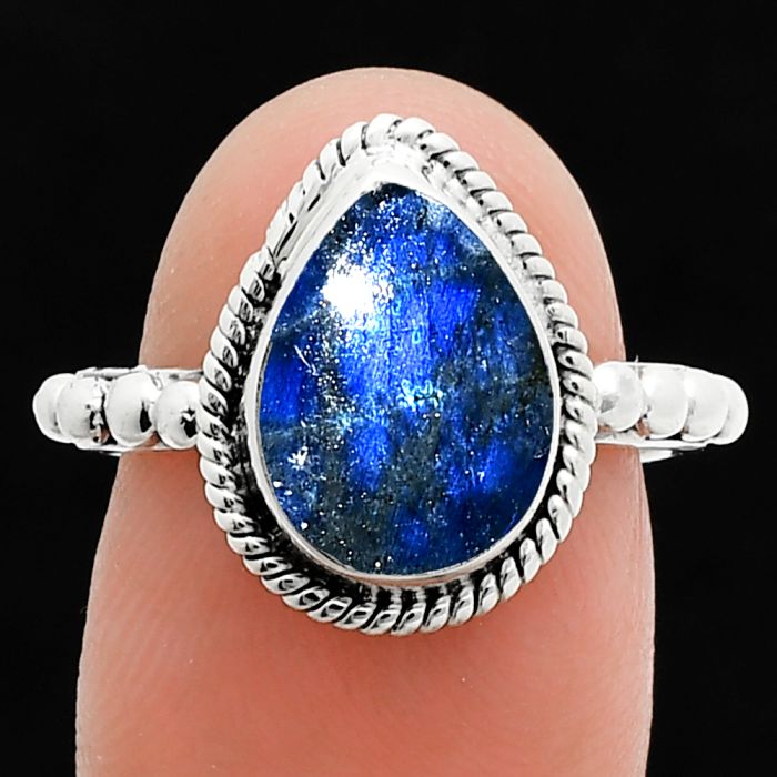 Blue Labradorite Ring size-7 SDR245158 R-1252, 8x12 mm