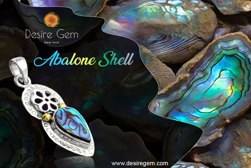 Exquisite Abalone Shell Gemstone Jewelry in 925 Sterling Silver by Desiregem
